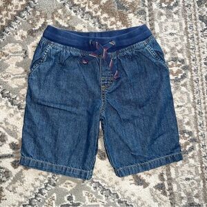 Carter's Navy Denim Shorts with Elastic Waist